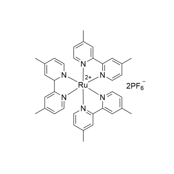 83605-44-1 H15188 Tris(4,4'-dimethyl-2,2'-bipyridine)ruthenium(II) hexafluorophosphate
三(4,4'-二甲基-2,2'-联吡啶)钌(II)六氟磷酸盐