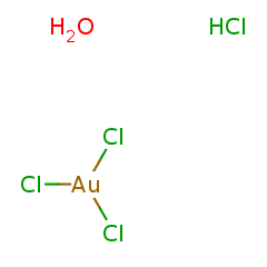27988-77-8 H21125 Gold(Ⅲ) chloride hydrate  
四氯金(Ⅲ)酸水合物