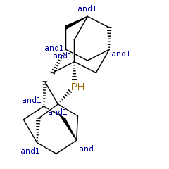 131211-27-3 H23446 Bis(1-adamantyl)phosphine
二金刚烷膦氢 