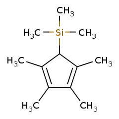 134695-74-2 H26601 Trimethyl(2,3,4,5-tetramethylcyclopenta-2,4-dien-1-yl)silane
三甲基(2,3,4,5-四甲基环戊烷-2,4-二烯-1-基)硅烷