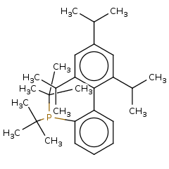 564483-19-8 H26923 2-Di-t-butylphosphino-2',4',6'-tri-i-propyl-1,1'-biphenyl
2-二叔丁基膦-2′,4′,6′-三异丙基-1,1′-联苯
