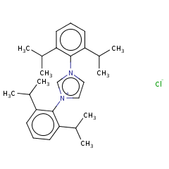 250285-32-6 H27063 1,3-Bis(2,6-diisopropylphenyl)imidazolium chloride
1,3-双(2,6-二异丙基苯基)氯化咪唑鎓