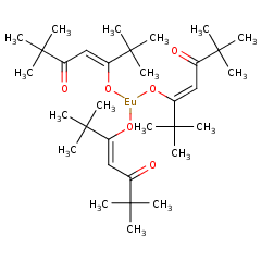 15522-71-1 H29069 Tris(2,2,6,6-tetramethyl-3,5-heptanedionato)europium(III)
三(2,2,6,6-四甲基-3,5-庚二酮)铕(III)