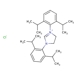 258278-25-0 H30504 1,3-Bis-(2,6-diisopropylphenyl)imidazolinium chloride
1,3-双(2,6-二异丙苯基)氯化咪唑鎓