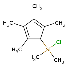 125542-03-2 H30580 Chlorodimethyl(2,3,4,5-tetramethyl-2,4-cyclopentadien-1-yl)silane
二甲基氯(2,3,4,5-四甲基-2,4-环戊二烯-1-基)硅烷