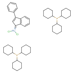 250220-36-1 H51445 Dichloro(3-phenyl-1H-inden-1-ylidene)bis(tricyclohexylphosphine)ruthenium(II)
双(三环己基磷)-3-苯基-1H-茚二氯化钌