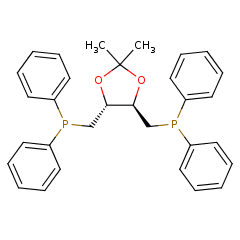 32305-98-9 H52908 (2R,3R)-(-)-1,4-Bis(diphenylphosphino)-2,3-O-isopropylidene-2,3-butanediol
(2R,3R)-(-)-1,4-双(二苯基膦基)-2,3-O-异亚丙基-2,3-丁二醇