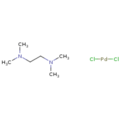 14267-08-4 H59443 Dichloro(N,N,N',N'-tetramethylethylenediamine)palladium(II)
二氯(N,N,N′,N′-四甲基乙二胺)钯