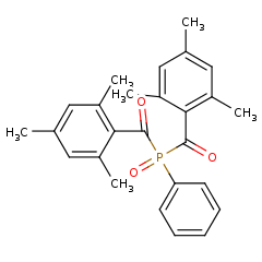 162881-26-7 H71276 Phenylbis(2,4,6-trimethylbenzoyl)phosphine oxide
苯基双(2,4,6-三甲基苯甲酰基)氧化膦