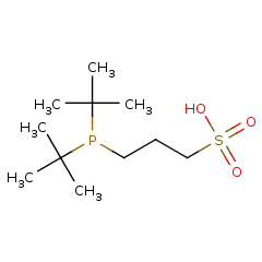 1055888-89-5 H81977 Di-t-butyl(3-sulfonatopropyl)phosphine
二叔丁基(3-磺酸丙基)膦
