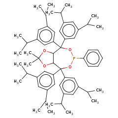 1361146-90-8 H94067 (3aR,8aR)-4,4,8,8-Tetrakis(3,5-diisopropylphenyl)-2,2-dimethyl-6-phenyltetrahydro-[1,3]dioxolo[4,5-e][1,3,2]dioxaphosphepine
(3aR,8aR)-4,4,8,8-四(3,5-二异丙基苯基)-2,2-二甲基-6-苯基四氢-[1,3]二氧杂环戊烯并[4,5-e][1,3,2]二氧杂磷杂环庚烷