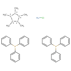 92361-49-4 H96680 Pentamethylcyclopentadienylbis(triphenylphosphine)ruthenium(II) chloride
五甲基环戊二烯基双(三苯基膦)氯化钌(II)