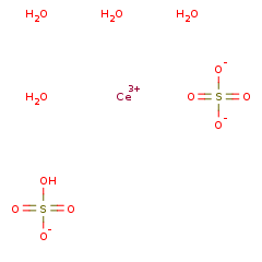 10294-42-5 CE01021000 Cerium(IV) sulfate, solution 0,1 mol/l (0,1 N)	硫酸铈溶液，0,1 mol/l (0,1 N)