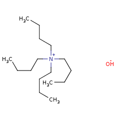 2052-49-5 TE01161000 Tetrabutylammonium hydroxide, solution 0,1 mol/l, in 2-propanol/methanol	四丁基氢氧化铵溶液，0.1mol/l，异丙醇/甲醇基质