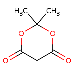 2033-24-1 H81794 2,2-Dimethyl-1,3-dioxane-4,6-dione
丙二酸环(亚)异丙酯