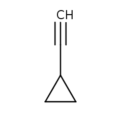 6746-94-7 H84155 Cyclopropylacetylene
环丙基乙炔
