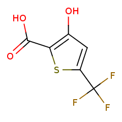 217959-85-8 Bellen00000139 5-(trifluoromethyl)-3-hydroxythiophene-2-carboxylic acid	5-(trifluoromethyl)-3-hydroxythiophene-2-carboxylic acid