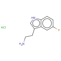 2711-58-2 Bellen00000234 2-(5-fluoro-1H-indol-3-yl)ethanamine hydrochloride	2-(5-fluoro-1H-indol-3-yl)ethanamine hydrochloride