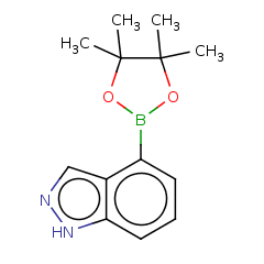 885618-33-7 Bellen00000386 4-(4,4,5,5-tetramethyl-1,3,2-dioxaborolan-2-yl)-1H-indazole	4-(4,4,5,5-tetramethyl-1,3,2-dioxaborolan-2-yl)-1H-indazole
