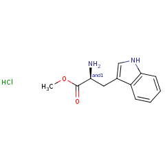 14907-27-8 Bellen00008908 R-methyl 2-amino-3-(1H-indol-3-yl)propanoate hydrochloride	R-methyl 2-amino-3-(1H-indol-3-yl)propanoate hydrochloride