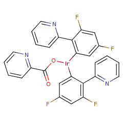 376367-93-0 HXYJ0000016334 Bis(4,6-difluorophenylpyridinato-N,C2)picolinatoiridium	双(4,6-二氟苯基吡啶-N,C2)吡啶甲酰合铱