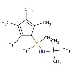 125542-04-3 H16807 N-tert-Butyl-1,1-dimethyl-1-(2,3,4,5-tetramethyl-2,4-cyclopentadien-1-yl)silanamine
N-叔丁基-1,1-二甲基-1-(2,3,4,5-四甲基-2,4-环戊二烯-1-基)硅烷胺