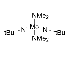 923956-62-1 H22072 Bis(t-butylimido)bis(dimethylamino)molybdenum(VI)
双(叔丁基亚氨基)双(二甲基氨基)钼(VI)