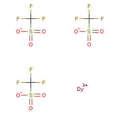 139177-62-1 H22624 Dysprosium(III) trifluoromethanesulfonate
三氟甲烷磺酸镝(III)