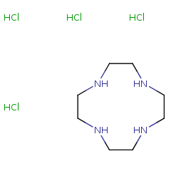 10045-25-7 H31093 1,4,7,10-Tetraazacyclododecane tetrahydrochloride
1,4,7,10-四氮环十二烷四盐酸盐