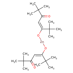 14363-14-5 H34144 Bis(2,2,6,6-tetramethyl-3,5-heptanedionato)zinc(II)
双(2,2,6,6,-四甲基-3,5-庚二酮)锌(II)