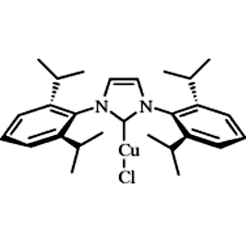 578743-87-0 H37497 Chloro[1,3-bis(2,6-diisopropylphenyl)imidazol-2-ylidene]copper(I)
氯[1,3-双(2,6-二异丙苯基)咪唑-2-亚基]铜(I)