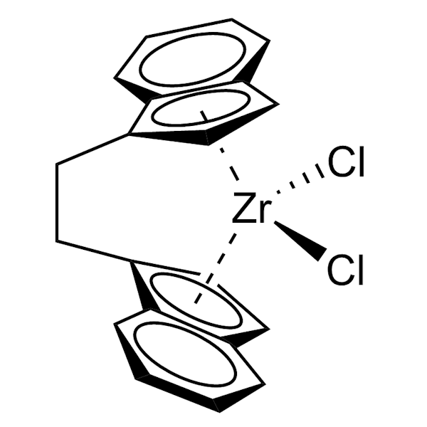 100080-82-8 H43081 Dichloro[rac-ethylenebis(indenyl)]zirconium(IV)
乙烯基雙茚基二氯化鋯(IV)