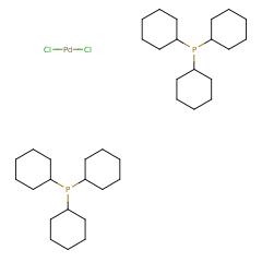 29934-17-6 H46754 Dichlorobis(tricyclohexylphosphine)palladium(Ⅱ)
二氯双(三环己基膦)钯(II)