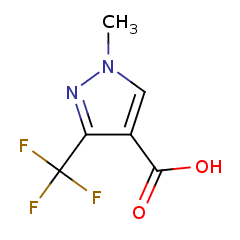 113100-53-1 H54160 1-Methyl-3-(trifluoromethyl)-1H-pyrazole-4-carboxylic acid
1-甲基-3-三氟甲基-1H-吡唑-4-羧酸