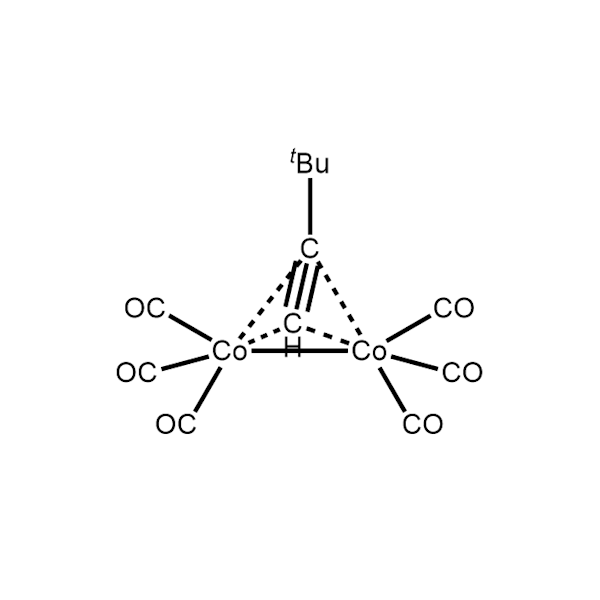 56792-69-9 H56841 (3,3-Dimethyl-1-butyne)dicobalt hexacarbonyl CCTBA
(3,3-二甲基-1-丁炔)二钴六羰基