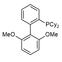 657408-07-6 H59148 2-Dicyclohexylphosphino-2',6'-dimethoxy-1,1'-biphenyl 
2-双环己基膦-2',6'-二甲氧基-1,1′-联苯