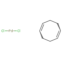 12107-56-1 H62011 Dichloro(1,5-cyclooctadiene)palladium(Ⅱ)
(1,5-环辛二烯)二氯化钯(II)