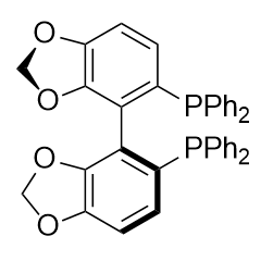 210169-54-3 H76058 (S)-5,5'-Bis(diphenylphosphino)-4,4'-bi-1,3-benzodioxole
(S)-5,5'-双(二苯基膦)-4,4'-二-1,3-苯并二茂