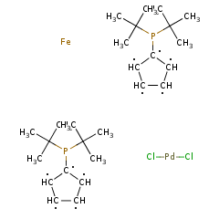 95408-45-0 H77044 [1,1'-Bis(di-tert-butylphosphino)ferrocene]dichloropalladium(II)	1,1′-双(二-叔丁基膦基)二茂铁二氯合钯