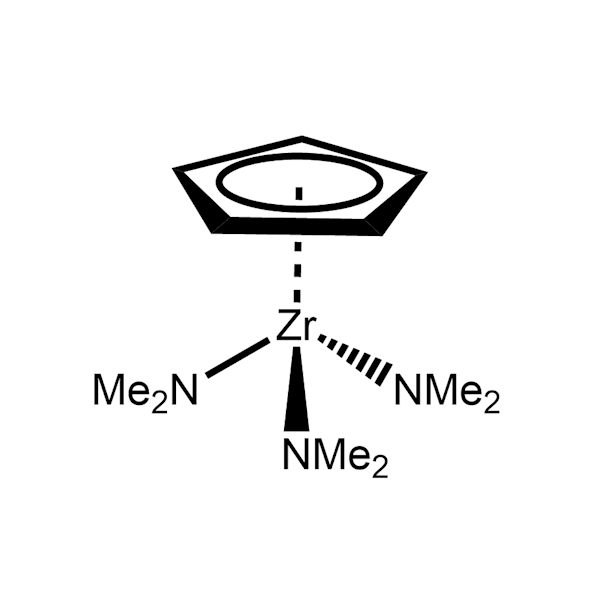 33271-88-4 H82885 Cyclopentadienyl Tris(dimethylamino) Zirconium CpZr
环戊二烯基三(二甲氨基)锆