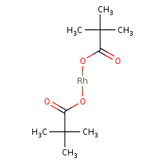 62728-88-5 H86191 bis([(2,2-dimethylpropanoyl)oxy]rhodiobis(ylium) 2,2-dimethylpropanoate)
三甲基乙酸铑(II)二聚体