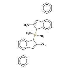 153733-76-7 H93951 Dimethyl[bis(2-methyl-4-phenylindenyl)]silane
二甲基[双(2-甲基-4-苯基茚基)]硅烷