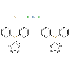 67292-36-8 H94616 [1,1'-Bis(diphenylphosphino)ferrocene]cobalt(II) chloride	[1,1'-双(二苯基磷)二茂铁]二氯化钴(II)