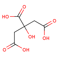 77-92-9 AC07190500 Citric acid anhydrous, reagent grade, ACS 	无水柠檬酸